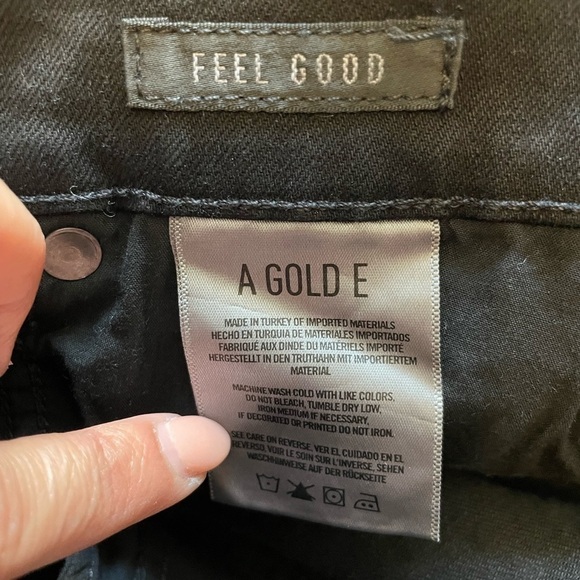 Agolde Black Feel Good Jeans Size 29 - Picture 7 of 11